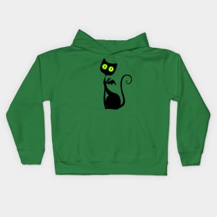 Bat Kitty Love Kids Hoodie